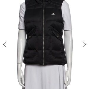 Adidas Women's Black Quilted Vest